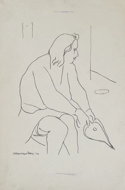 Sante Monachesi (1910-1991) Opera storica del 1943 rara vendita no profit