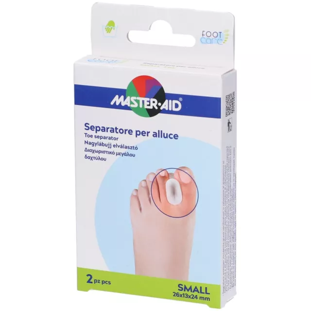 Separatore Dita Master-Aid Per Alluce S 2 Pezzi