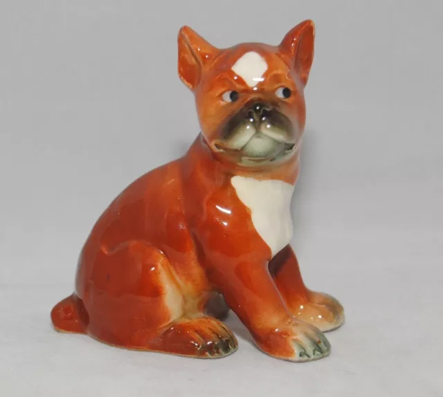 Goebel Small Seated Boxer Puppy Dog Figurine CH569