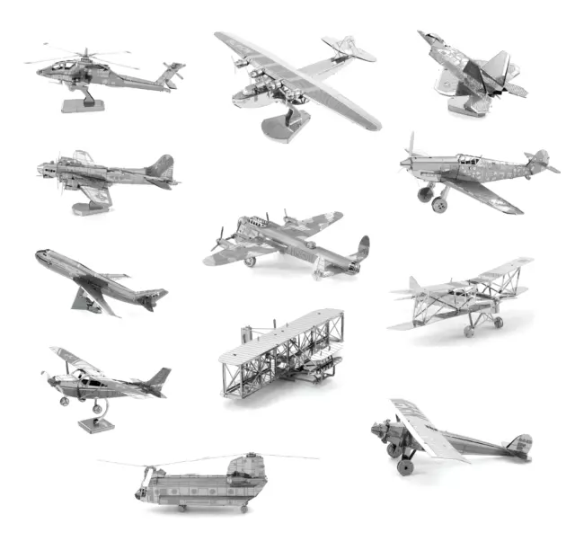 Fascinations Metal Earth Puzzle in metallo 3D Aviazione, Aviation