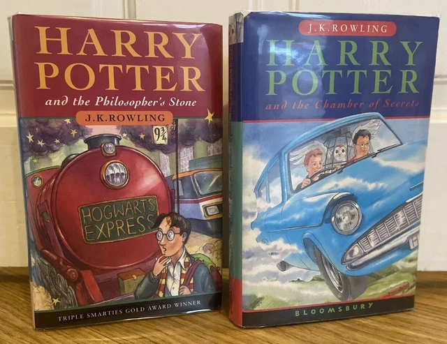HARRY POTTER THE Philosopher's Stone 1st First Edition + Chamber
