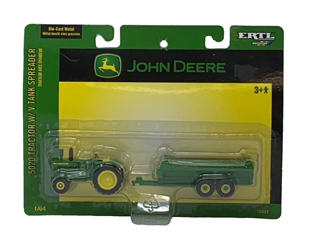 1/64 Ertl John Deere 5020 W/ 876 V-Tank Spreader