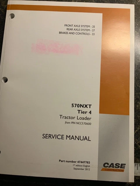 CASE 570NXT Tier 4 Tractor Loader Service Manual