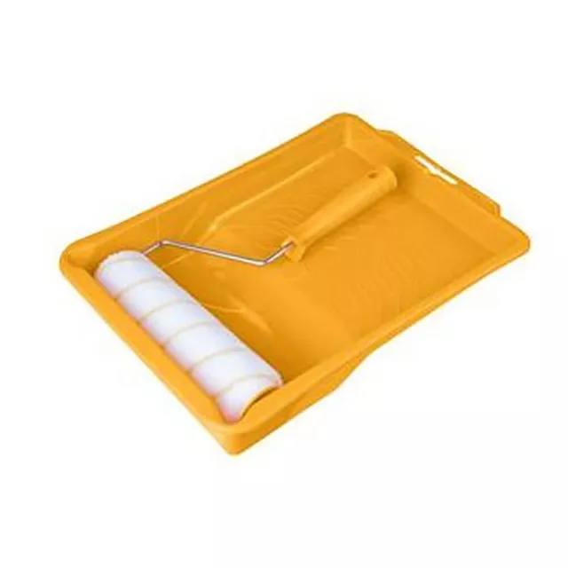 Ingco SET kit x pitturare RULLO CON VASCHETTA Pittura Imbiancare Dipingere casa