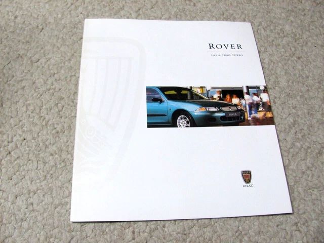 1998 Rover 200 (Uk) Sales Brochure
