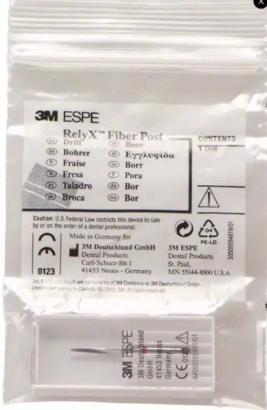 3M ESPE RelyX Fiber Post Bohrer Drill Gr 3 NEU und OVP