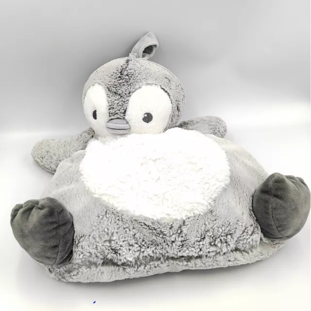 Doudou range pyjama pingouin gris blanc TEX BABY - 33931