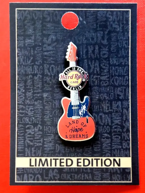 HRC Hard Rock Cafe Berlin Signature Series 36 2018 Bruce Springsteen LE100 new