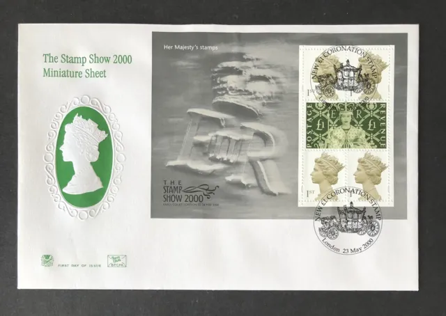 Gb 2000 Stuart Fdc Her Majesty’s  Stamps Mini Sheet - London Pictorial Shs Pmk