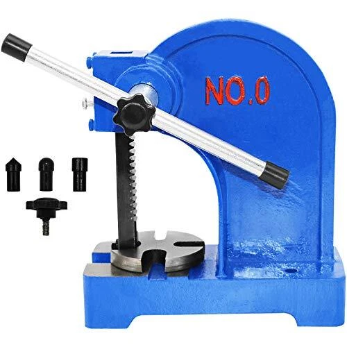 SENDUO Arbor Press 0.5 TonManual Desktop Punch Press Machine3.54" Work Height...