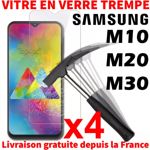 Verre Trempé Pour Samsung Galaxy M10 M20 M30 Protection Écran Vitre Film Glass