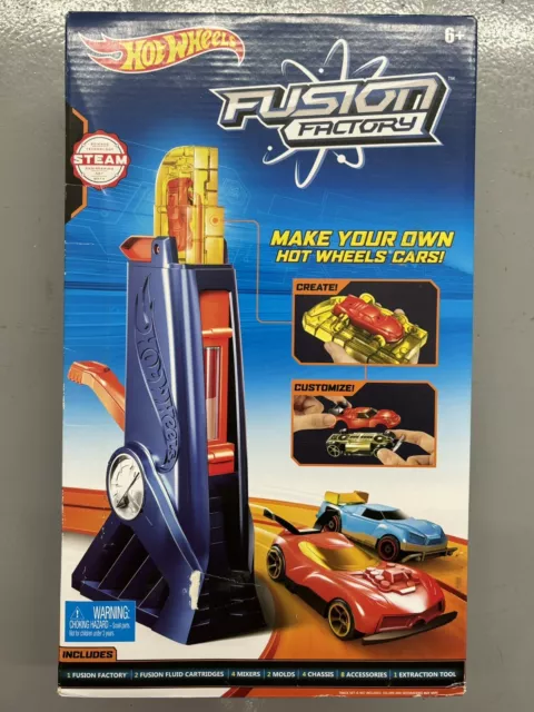 Hot Wheels Fusion Factory Car Maker Hotwheels - Make Your Own Sealed, New in Box