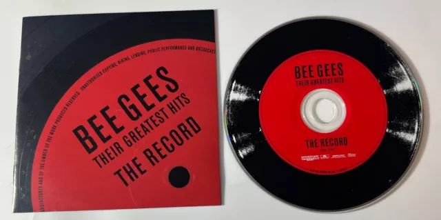 The Bee Gees - Their Greatest Hits: The Record Bee Gees audio CD