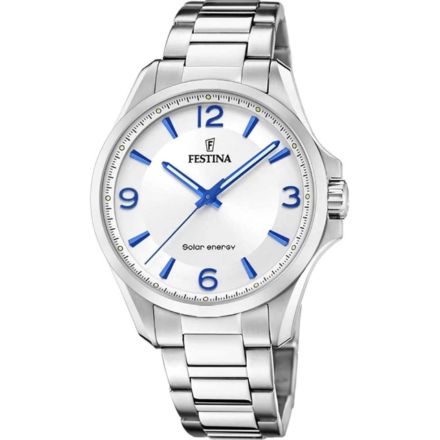 Festina F20656/1 Uomo Solare Energia Acciaio Inox Polso