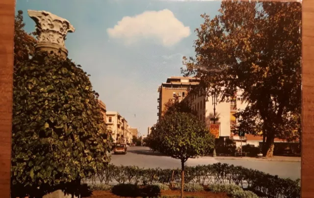 Cartolina Puglia - Brindisi 1968 Piazzale Stazione