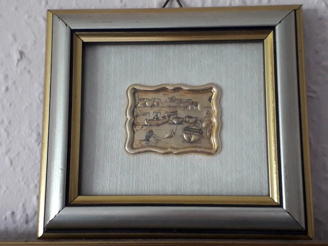 Vintage Italian Hallmarked Silver Art Miniature picture