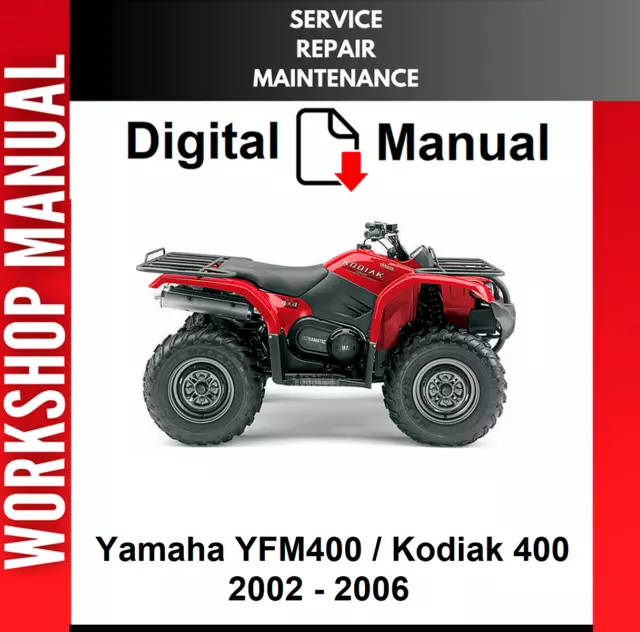 Yamaha Yfm400 Kodiak 400 1993 - 2001 Service Repair Shop Manual