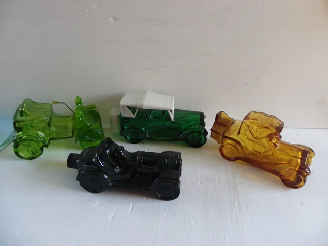 Lot De 4 Voitures Miniatures En Plastique Berchet - Pour Premier âge, Vintage 1994, Occasion