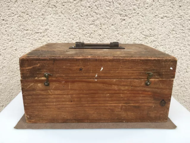 caisse de rangement bois vintage zeller 15123 storage - Kdesign