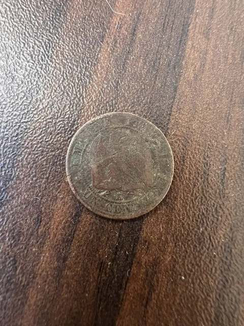 1 Centime - Napoleon Iii - 1861 K - Rare & Qualite B !