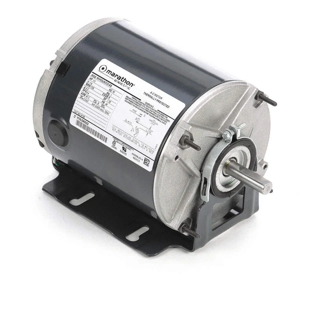 MARATHON MOTORS 5KH33JN3121S Farm Duty Motor,1/3 HP,1725 RPM,115V,48