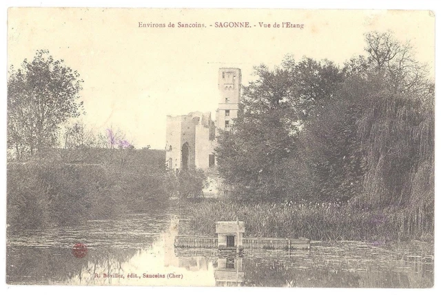 CPA 18 - Surrounding SANCOINS (Expensive) - SAGONNE - Pond View