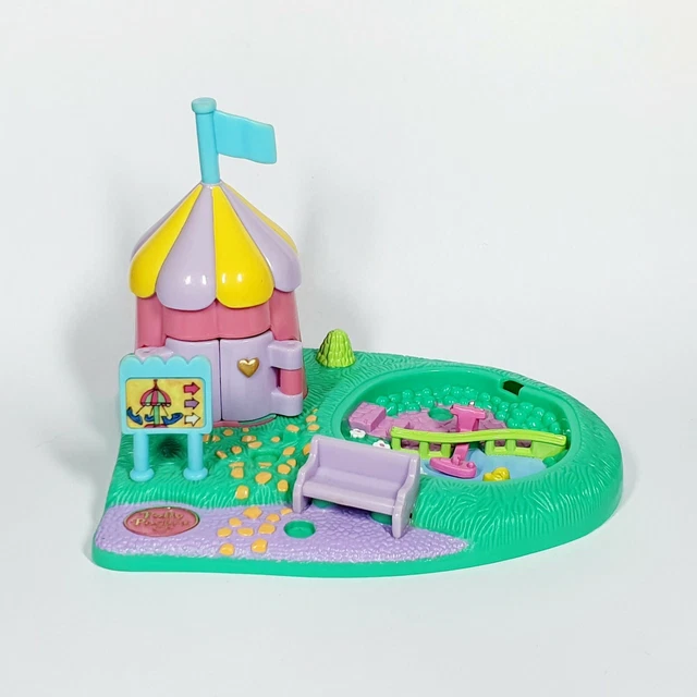 Vintage Polly Pocket Bluebird - Toboggan / Manège Fête Foraine - 1996