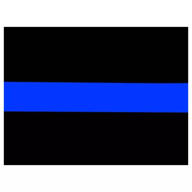 THIN BLUE LINE Made in USA POLICE OFFICER 3M VINYL DECAL STICKER CAR TRUCK Yeti