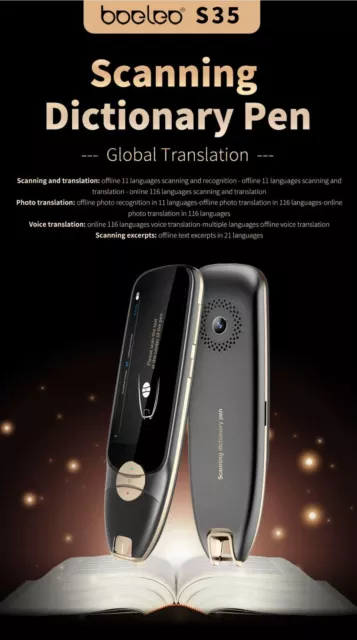 S35 Dictionary Voice Translation Pen Scanner 3.5'' Touchscreen