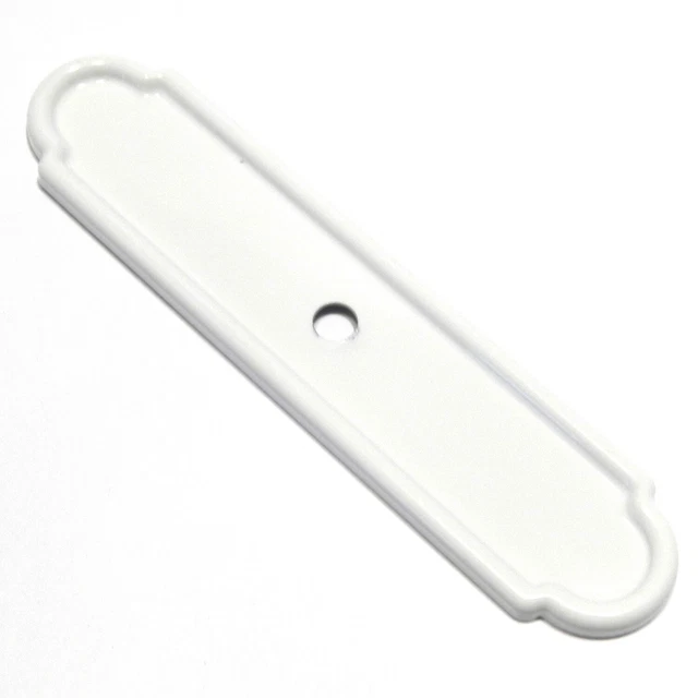 Amerock BP3444-GW blanco brillante 3 11/16" perno de gabinete placa posterior Allison Value