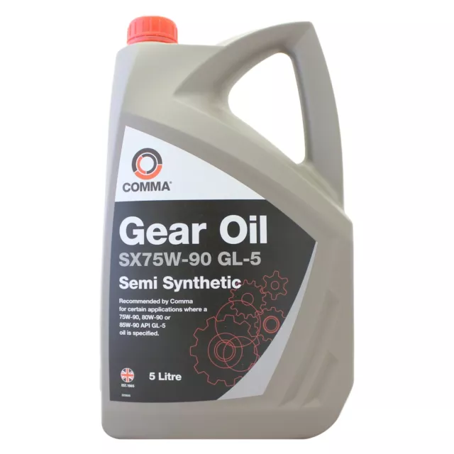 Comma SX 75w-90 75w90 GL-5 Semi Synthetic Transmission Fluid - 5 Litres 5L