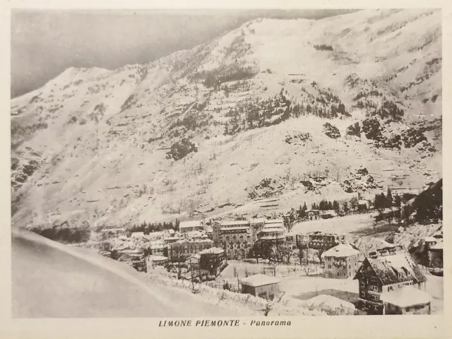 Cartolina - Limone Piemonte - ( Cuneo ) - Panorama - 1930 ca.