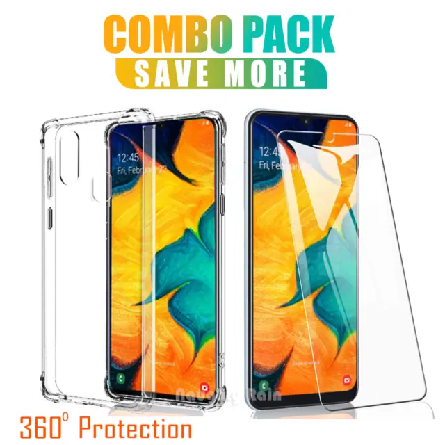 For Samsung Galaxy A53 A21s A20 A50 A70 A71 A31 A11 Clear Case Shockproof Cover