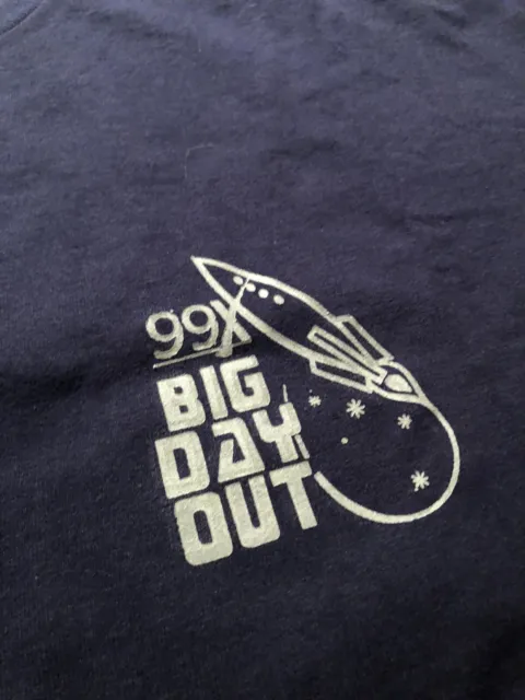 NEW 99X WNNX Atlanta Concert Shirt Big Day Out 90s Single Stitch XL