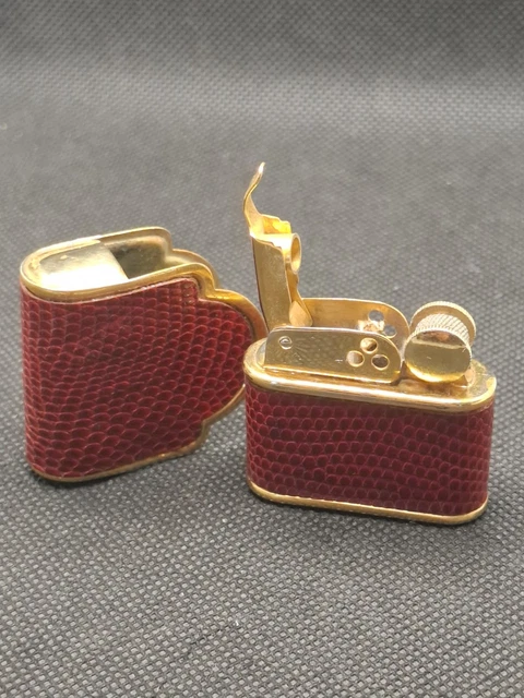 Briquet Ancien Feurex Paris En Laiton - Modèle De Poche à Essence Des Années 1930, Vintage Authentique