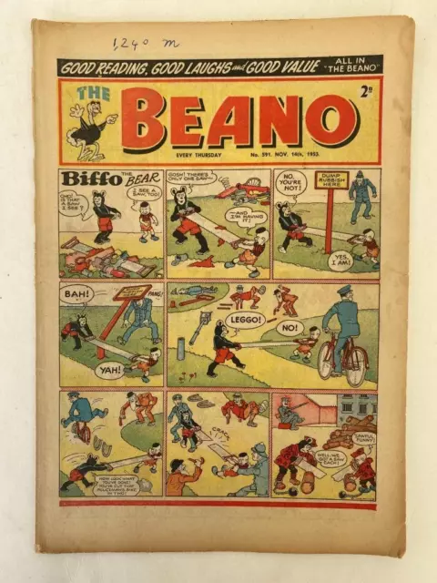 Beano Comic No 591 Nov 14th 1953