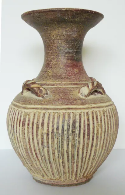 Vase tribal amérindien (Amerique latine) Terre cuite argile rouge Années 60/70