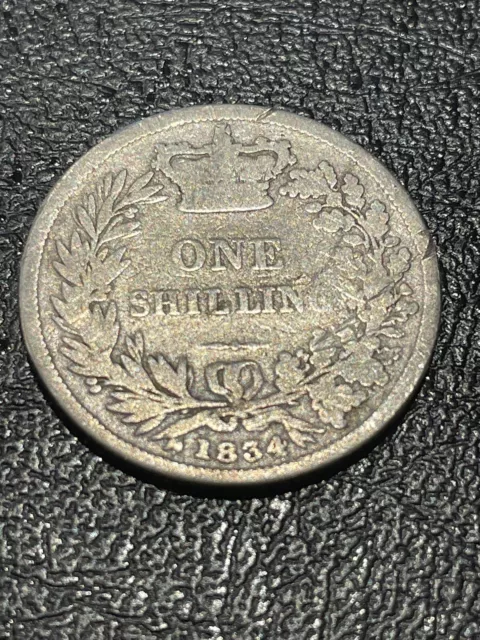 William IV IIII Great Britain Silver 1834 One Shilling Coin