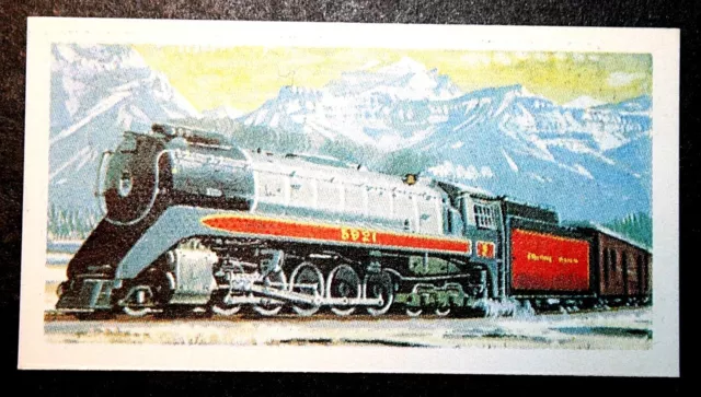 Canadian Pacific  Selkirk  Steam Locomotive Vintage 1960's Card  BD10