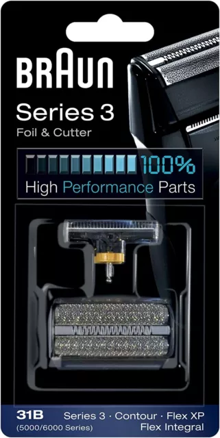 New Mens Braun 31B Replacement Foil & Cutter Head Combi Pack 5000 6000 Series