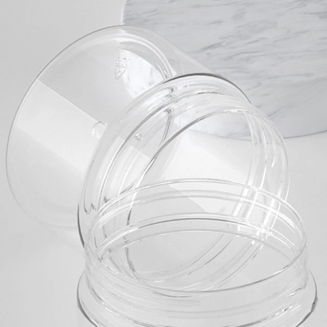 8 pz crogioli per crema con ampia apertura lattine per cibo secco bottiglia di plastica