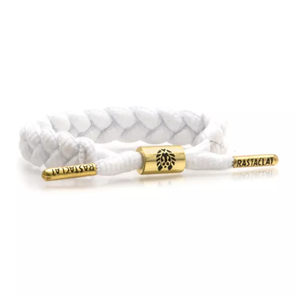 RASTACLAT Zion II 2 Classic White Wristband Bracelet Shoelace Jewelry NEW