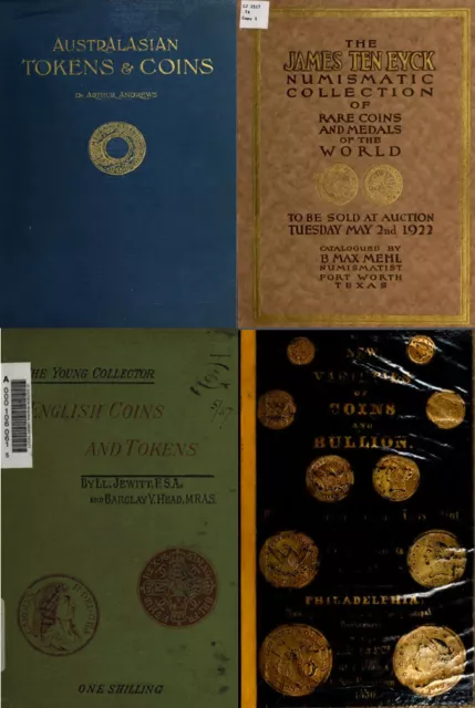 160 Old Books on Numismatics & Coins Ancient Greek Roman Islamic – Vol.2 on USB 2