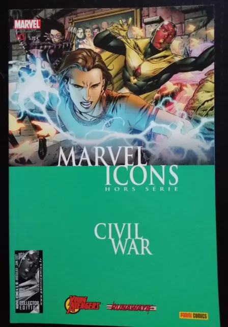 Marvel Icons Hors Serie 10 Marvel France Panini Comics Civil War Avengers Rare