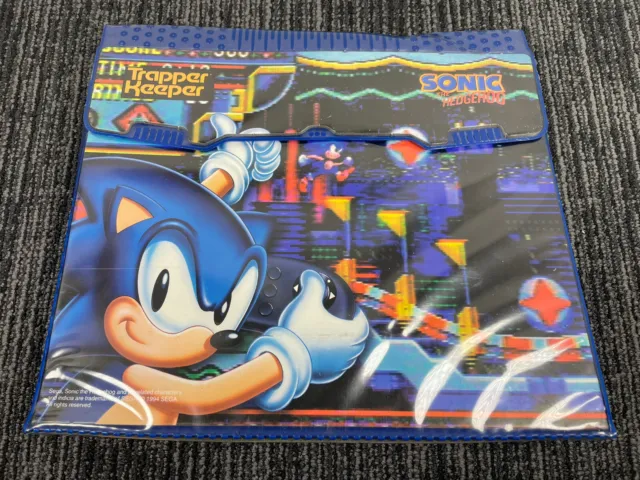 🔥 Vintage • Sonic the Hedgehog • Trapper Keeper Notebook Mead • 1992 • Complete