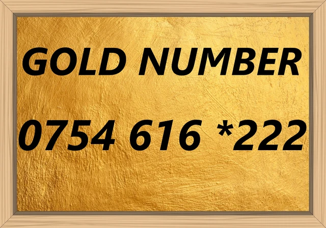 Sim Card Esclusiva Oro Vip Premium Uk Numero Di Cellulare Unico Business 222