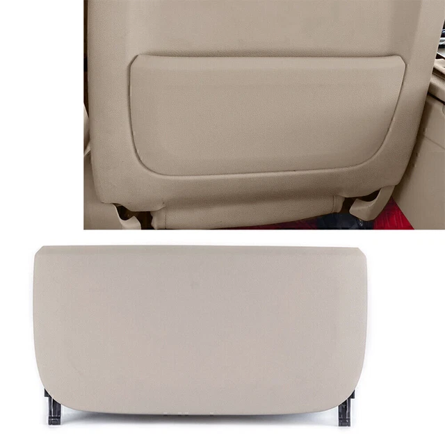 Leather Seat Back Panel Cover With Pocket For BMW 5/6/7 Series (2018-2023) - Mocha Color, PU Leather