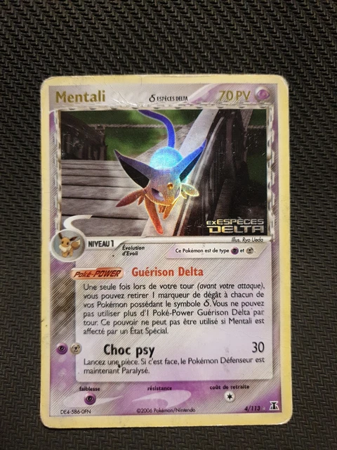 Carte Pokémon : Mentali 4/113 REVERSE Ex Espèces Delta Française