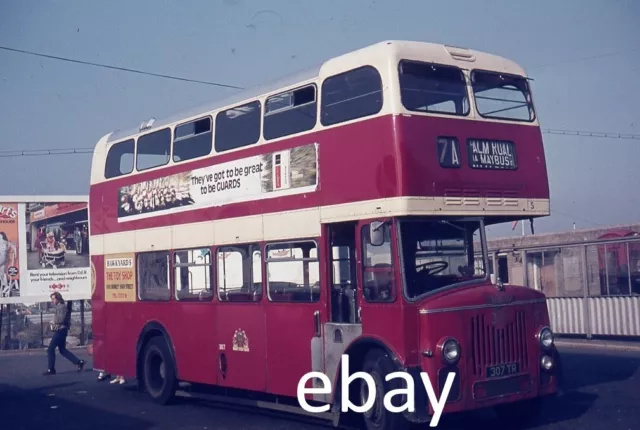 ORIGINAL 35mm BUS SLIDE SOUTHAMPTON 307TR LEYLAND PD2 WITH PARK RPYAL BODY