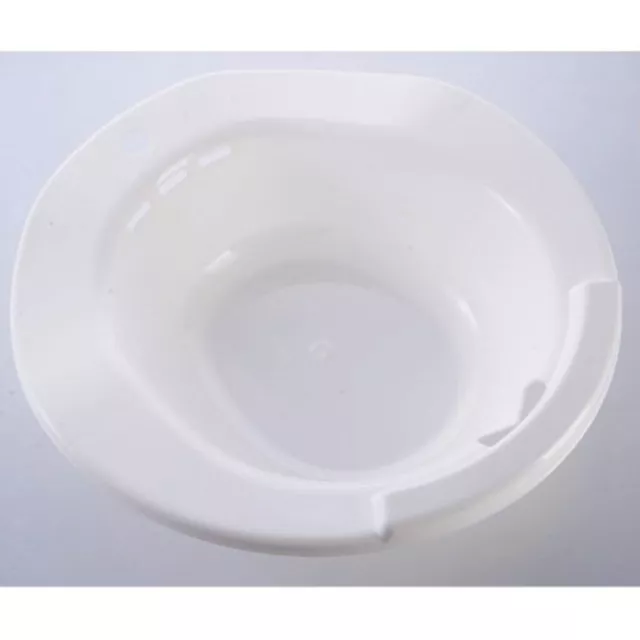 Sitz Bath Tub Basin Bidet Bowl Over the Toilet, for Hemorrhoids White